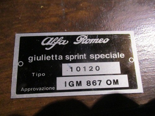 Targhetta alfa romeo - targhetta,