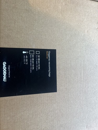 Sacchetti sottovuoto gaggenau - sottovuoto,