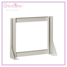 TELAIO ESPOSITORE FISSAGGIO DA BANCO GRIGIO PER CRYSTAL BOX MM. 610X150X500H