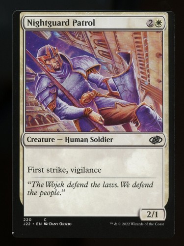 Mtg magic nightguard patrol - mtg,