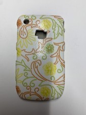 Custodia plastica rigida Blackberry Curve 8520 9300 retro TPU stampa fiori
