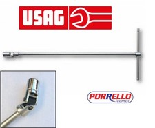 CHIAVI SNODATE A T BOCCA ESAGONALE A SNODO CARDANICO USAG 276 CE 8mm