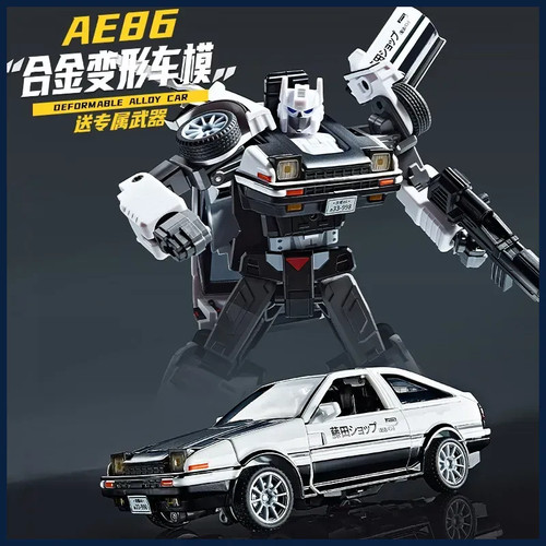 Modellino auto robot ae86 - robot, in