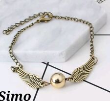 BRACCIALE HARRY POTTER DONNA UOMO BOCCINO D'ORO DONI  MORTE BROZO ALI SCONTI