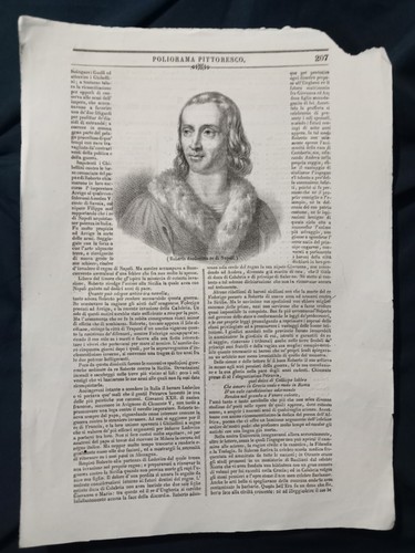 Litografia roberto angiò - litografia,
