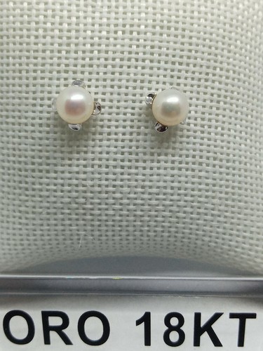 Orecchini oro bianco 750 - , 18