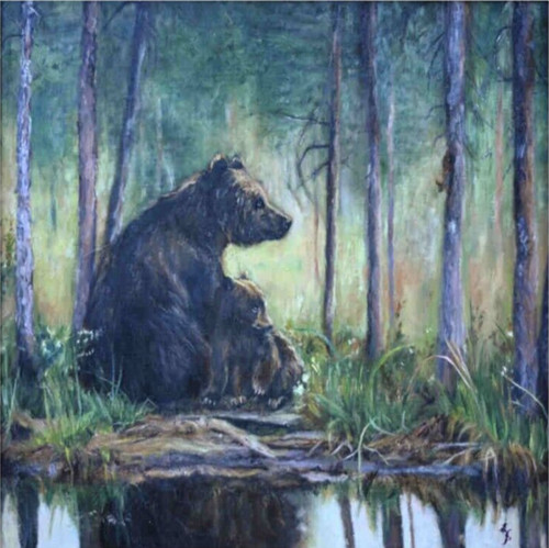 Quadro olio tela due - quadro, su