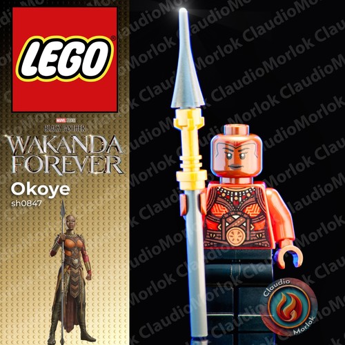 Lego okoye black - black, panther