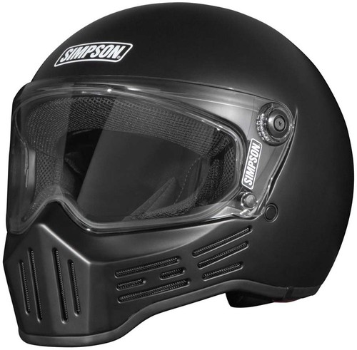 Casco moto simpson m30 nero - simpson, m30,