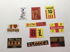 LECCE 10 ADESIVI ULTRAS PEGATINAS AUFKLEBER STICKERS ULTRà CURVA NORD