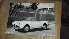 1  RARA FOTO PUBBLICITARIA MADRE CASA ALFA ROMEO GIULIETTA SPIDER-D'EPOCA-