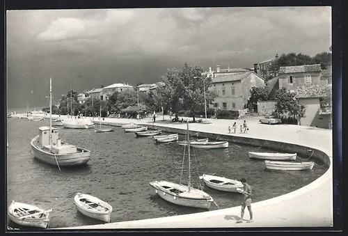 Cartolina malinska parte del - parte,