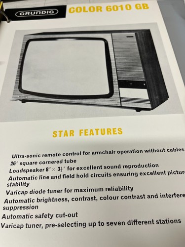 Grundig color 6010 - grundig, gb