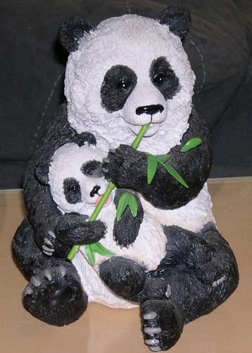 Attraente statuina orso - , panda