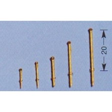 Supporto per ringhiera 1 passaggio 10 pezzi ottone NUOVO supporto per ringhiera