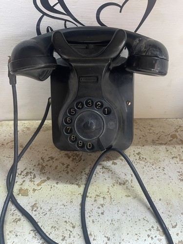 Telefono vintage parete con - vintage,