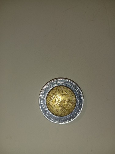 Moneta commemorativa 500 lire - moneta,