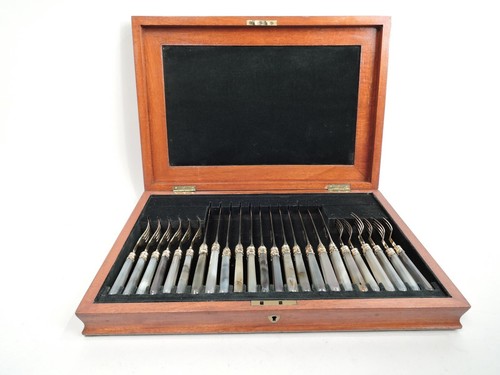 Antico frutta set - set, georgiano