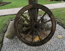 RUOTA CARRO ANTICA 90 CM DIAMETRO LEGNO FERRO 