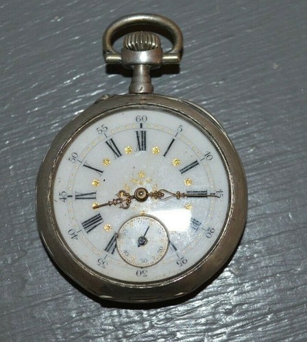 Montre gousset argent - à,
