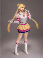 Costume cosplay anime Sailor Moon Tsukino Usagi uniforme vestito vestito L/XL NUOVO