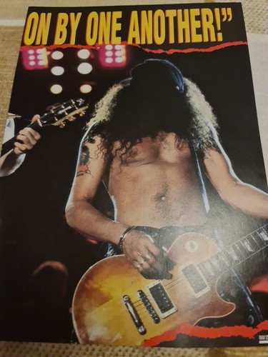Vintage slash guns roses - roses, a4