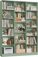 188Cm Di Altezza Libreria Scaffale, Libreria a 17 Scomparti Aperti, Scaffale Por