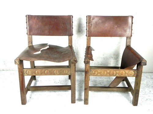Coppia sedia legno - 2, in