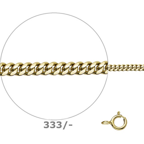 Collana oro 333 oro corazzato
