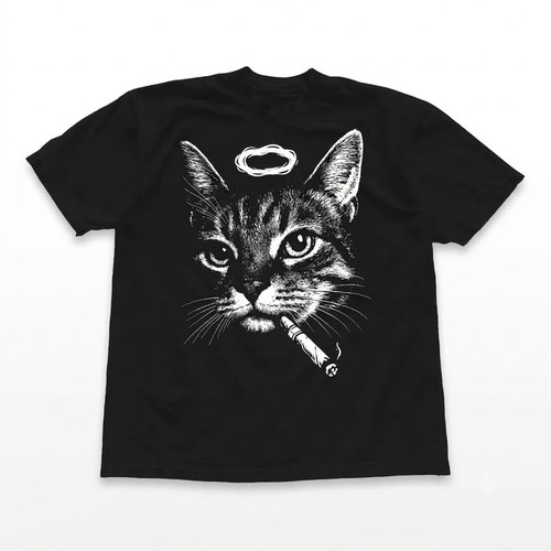 Shirt nera sigaretta - t-shirt,