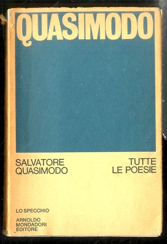Tutte poesie quasimodo ix - tutte,