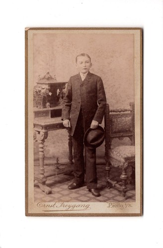 Foto cdv ragazzo bello penig - ragazzo,