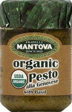 Mantova Pesto Genovese Biologico 4,6 oz (Confezione da 12)