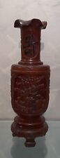 Antico Vaso Cinese In Teak