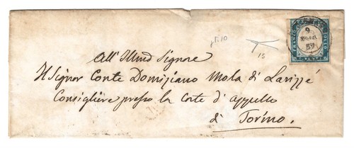 1857 sardegna piego di - -,