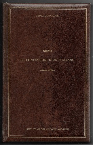 Confessioni italiano - le, d'un