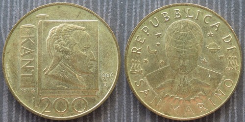 San marino 200 lire 1996 - ,