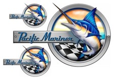 Adesivo Pacific Mariner Marlin