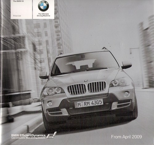 Bmw e70 specifiche 2009 - x5,