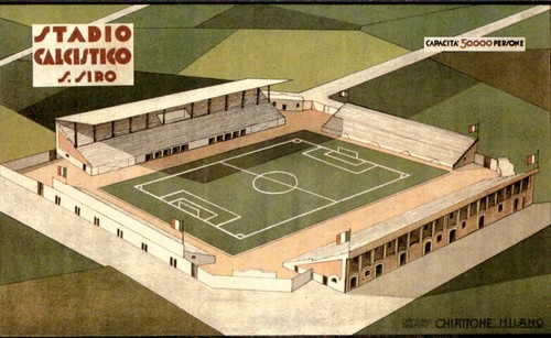 Cartolina sportiva calcio