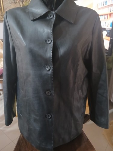 Giacca cappotto pelle donna