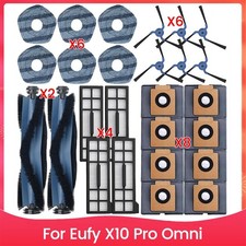 Per X10 Pro Omni Robot Aspirapolvere Ricambi Rullo Principale Spazzola Laterale Panno Scopa Polvere6509