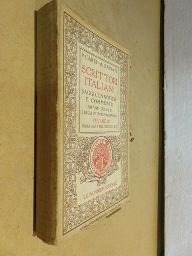 Scrittori italiani volume - scrittori,