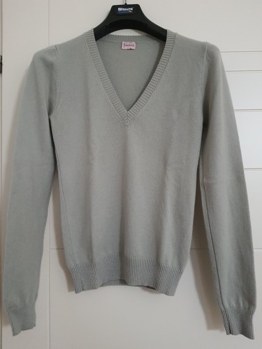 Pulover cashmere scollo v - a,