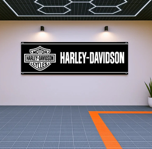 Striscione bandiera harley - striscione,