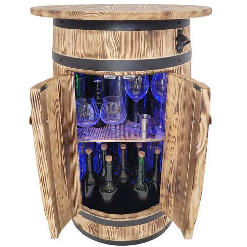 Bar legno con - legno, led