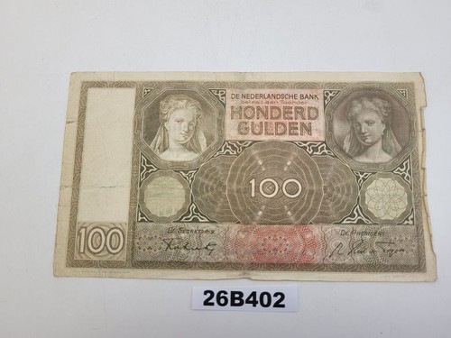 Banconota olanda 100 fiorini - 100,