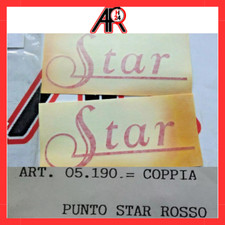 Coppia scritta adesiva STAR