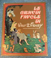 Book libro LE GRANDI FAVOLE DI WALT DISNEY dumbo pinocchio cenerentola 1988(RG1)