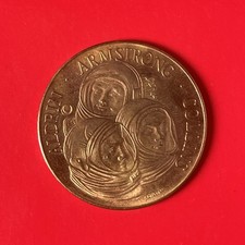 414 - Gettone Commemorativo Allunaggio Aldrin Armstrong Collins (Rizzoli, 1969)